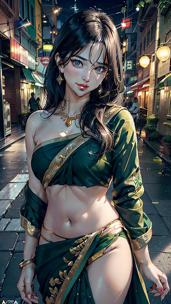 Wear Saree sitting, gorgeous royal, ((Katrina kaif:1.2)), jewellery, gem, necklace, gold bracelet, anklets, thick lips, skindentation, parted lips, ulzzang-6500-v1.1, portrait of a beautiful Indian woman, From Golden Skin, 27 years old, Pretty woman, Indian model, (in saree) (Slim abdomen), (Perfect slim figure), (Dynamic pose), Solo, ((open crotch)), (((bare ass))), (Slim:1.1), 1 woman, (Full figure:0.9), Beautifully detailed sky, sunny day, Mumbai city, On the street, detailed Mumbai street, Indian clothes,(( long sleeve dress)), ((chiffon saree with open pallu)), medium hair, smile, closed mouth, lips, saree covered with full body, detailed beautiful round eyes, Indian women, Asian women, Beautiful face, photorealistic, rim lighting, two-tone lighting, gold bracelet, thick lips, indentation, parted lips, (detailed eyes), light blonde hair, blue eye, details still clear, honey-coloured, fluffy turned, HDR, shallow depth of field, broad light, backlighting, bloom, light sparkles, chromatic aberration, sharp focus, Nikon Z 85mm, unparalleled masterpiece, ultra-realistic 8k photos, best quality masterpiece, best quality, (photorealistic:1.2), (realistic:1.5), (hyperrealistic:1.2),(photorealistic face:1.2), (close up:1.6), (light blonde hair), (blue eyes), ((big cheeks)), (beautiful face:1.8), (detailed face:1.6), (medium breast:1.2), (detailed bright eyes:1.5), (eyelashes:1.4), (smiling:1.3), (detailed long black hair), (Green saree:1.5), (narrow waist:1.5), (thigh: 1.5), (realistic human skin:1.6), (full curvy body) (detailed eyes), (seductive pose), (detailed facial features), (detailed clothes features), (necklace), (earrings), (bracelet), ( Silk Green saree),(Photorealistic:1.4), (High Quality: 1.2), Raw photo, (Perfect body shape), Uniform, Deep shadows, Unobtrusive, Cold light 12000K,