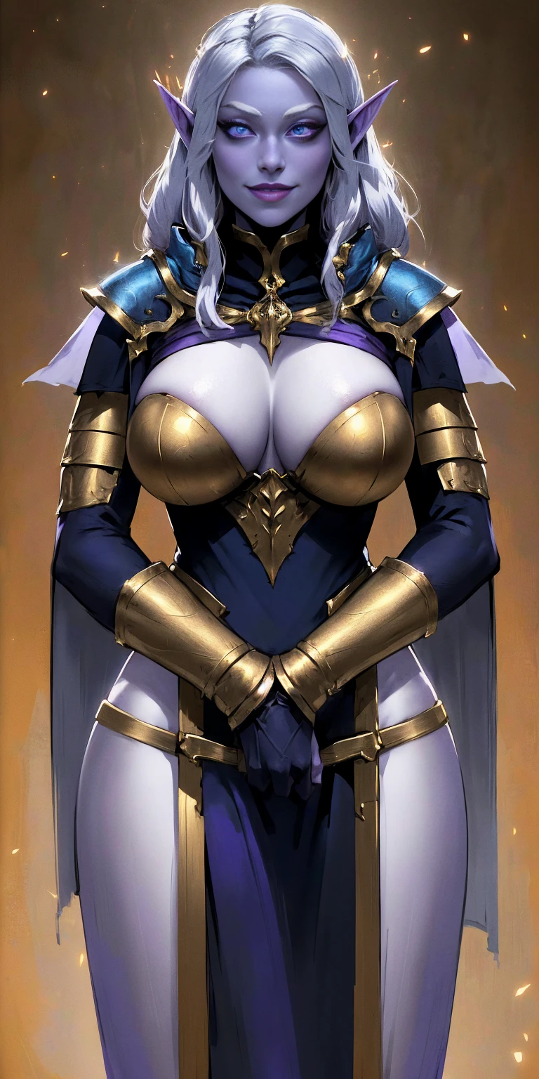 (orgy female harem drow elf hugging each other)(chest covered)(smile) Gray skin, pale golden hair and violet eyes. She prefer's clothing of white and silver with cloaks of deep blue or purple, huge_knockers ((very precise detailed)) ((high res) golden bracers (plain background)