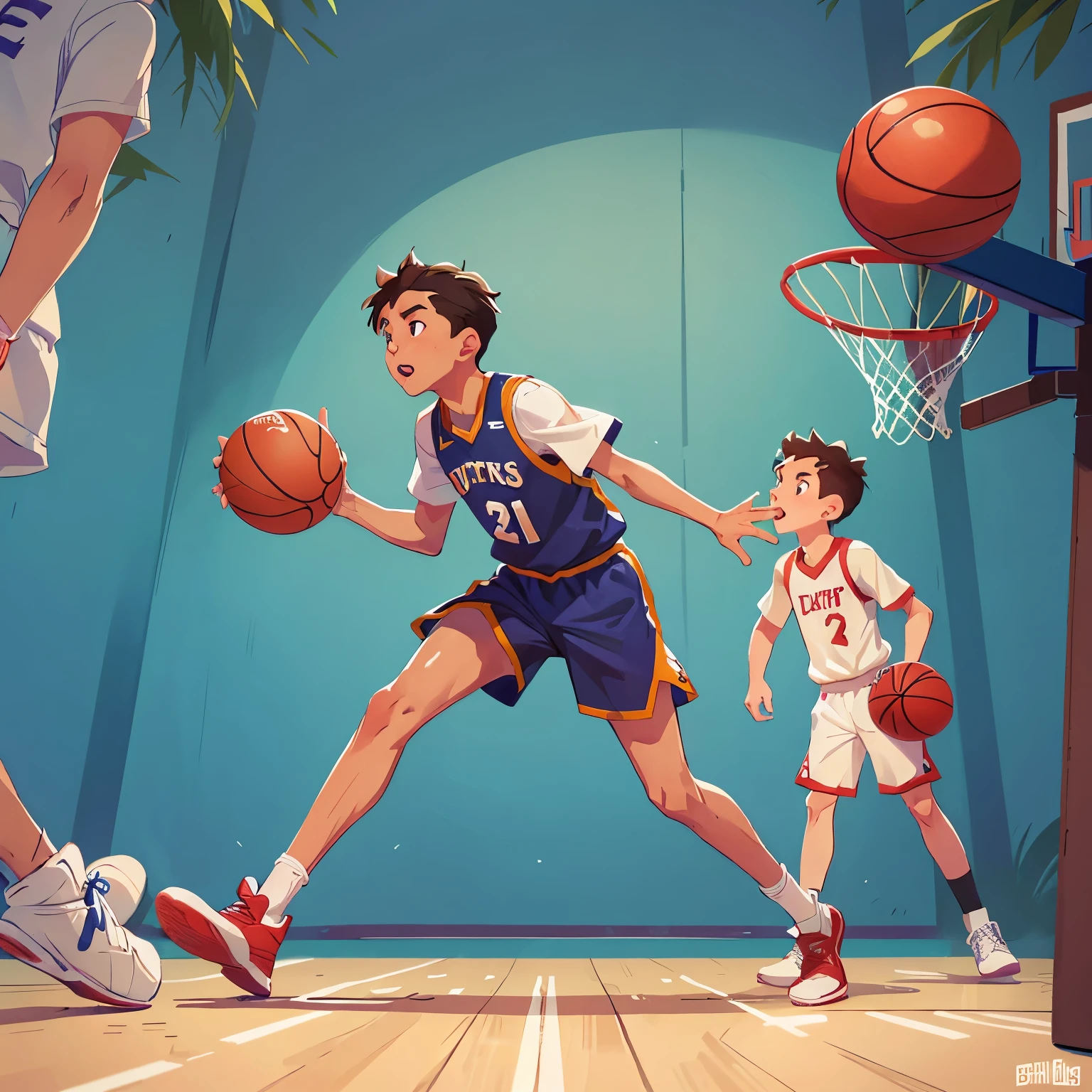 arafed basketball player in uniform dribbling a basketball, dribbling, wearing basketball jersey, hip and leg shot, playing basketball, focused shot, profile shot, trending dribble, basketball, dribble, man standing in defensive pose, young man with short, athlete photography, center focused, centered shot, full-body-shot
