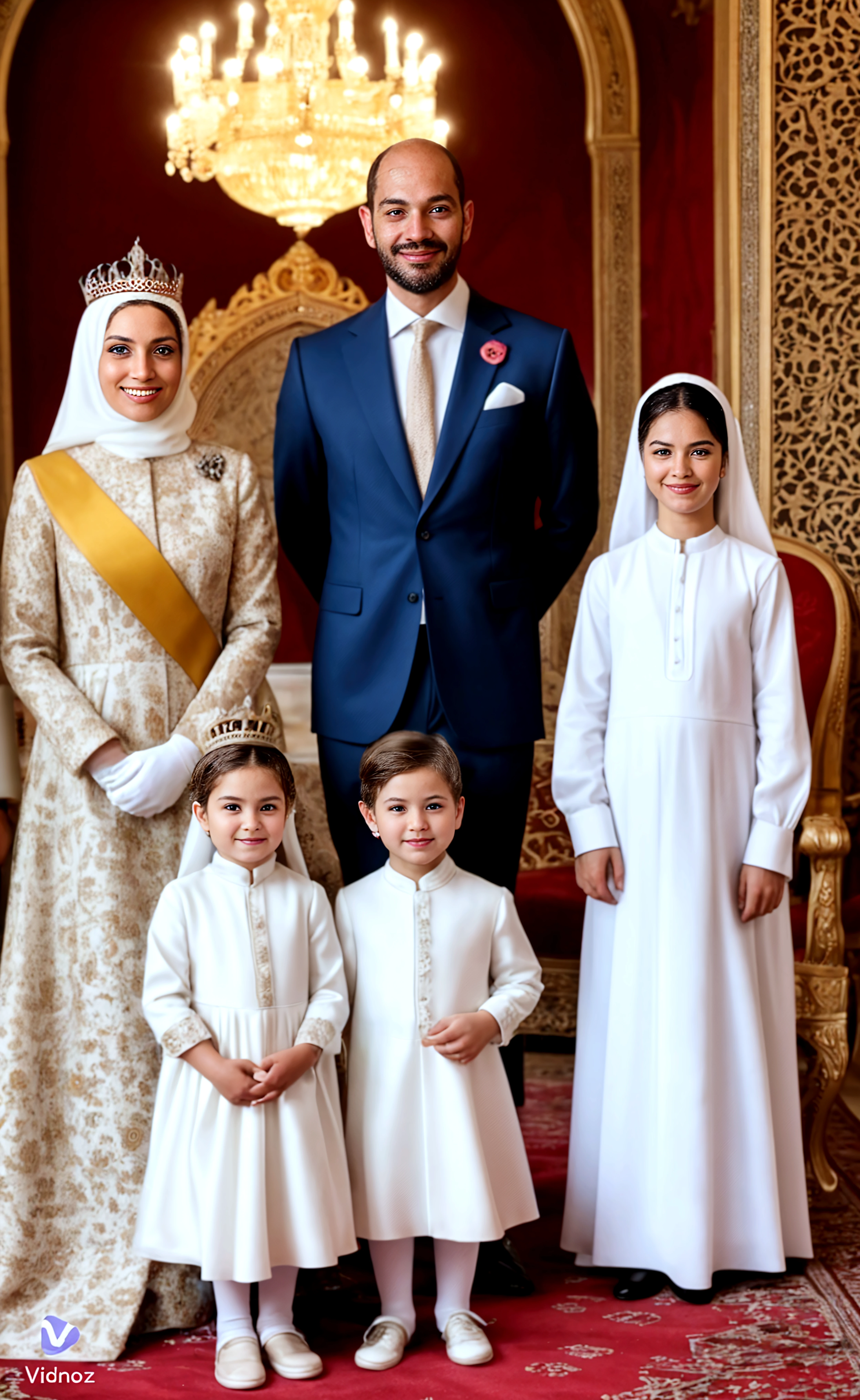 Zionist messi with his wife and his kids