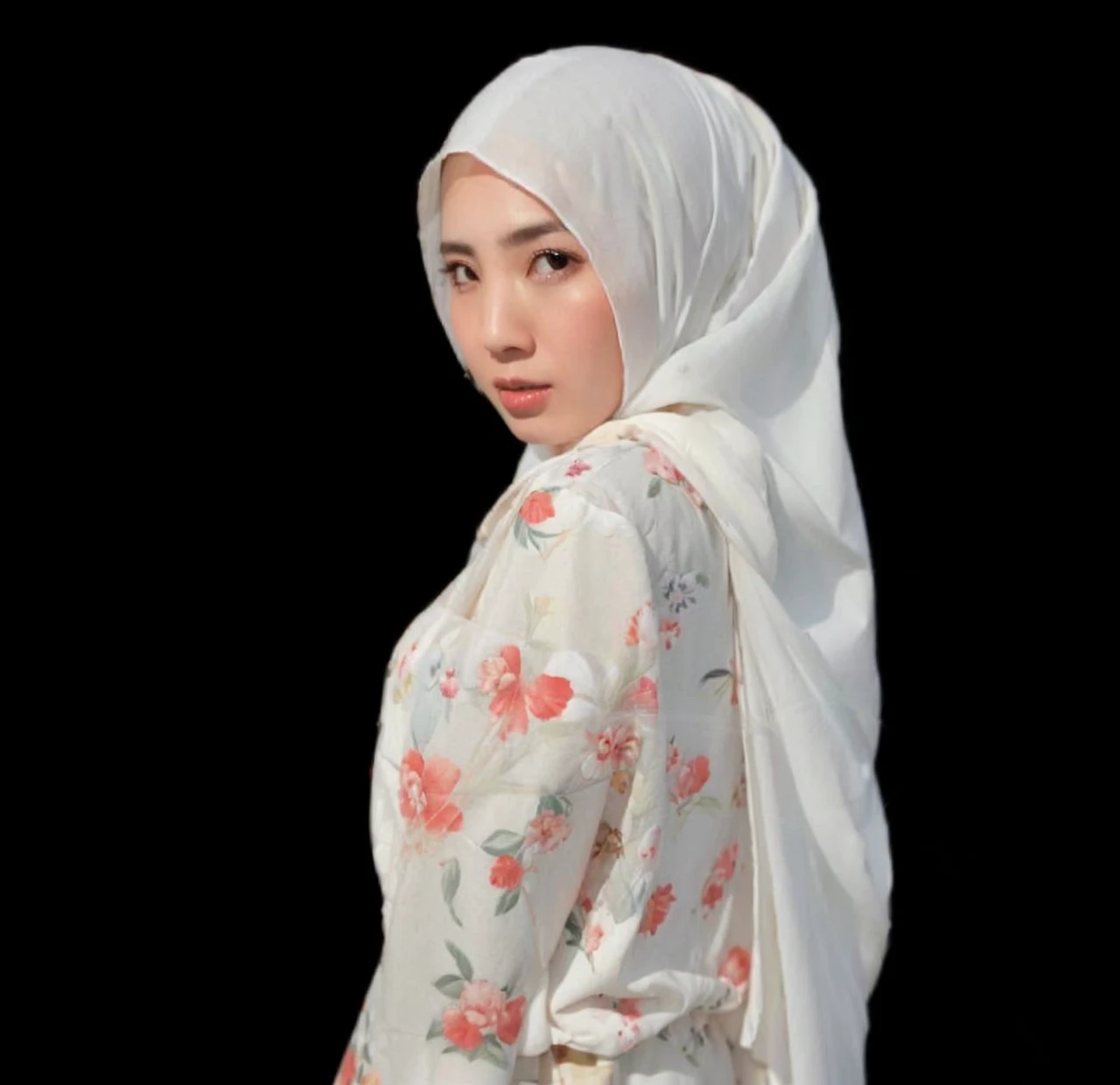 2woman, Hjab Indonesian MILF, Wet Tank Top, big , lesbian couple - SeaArt AI