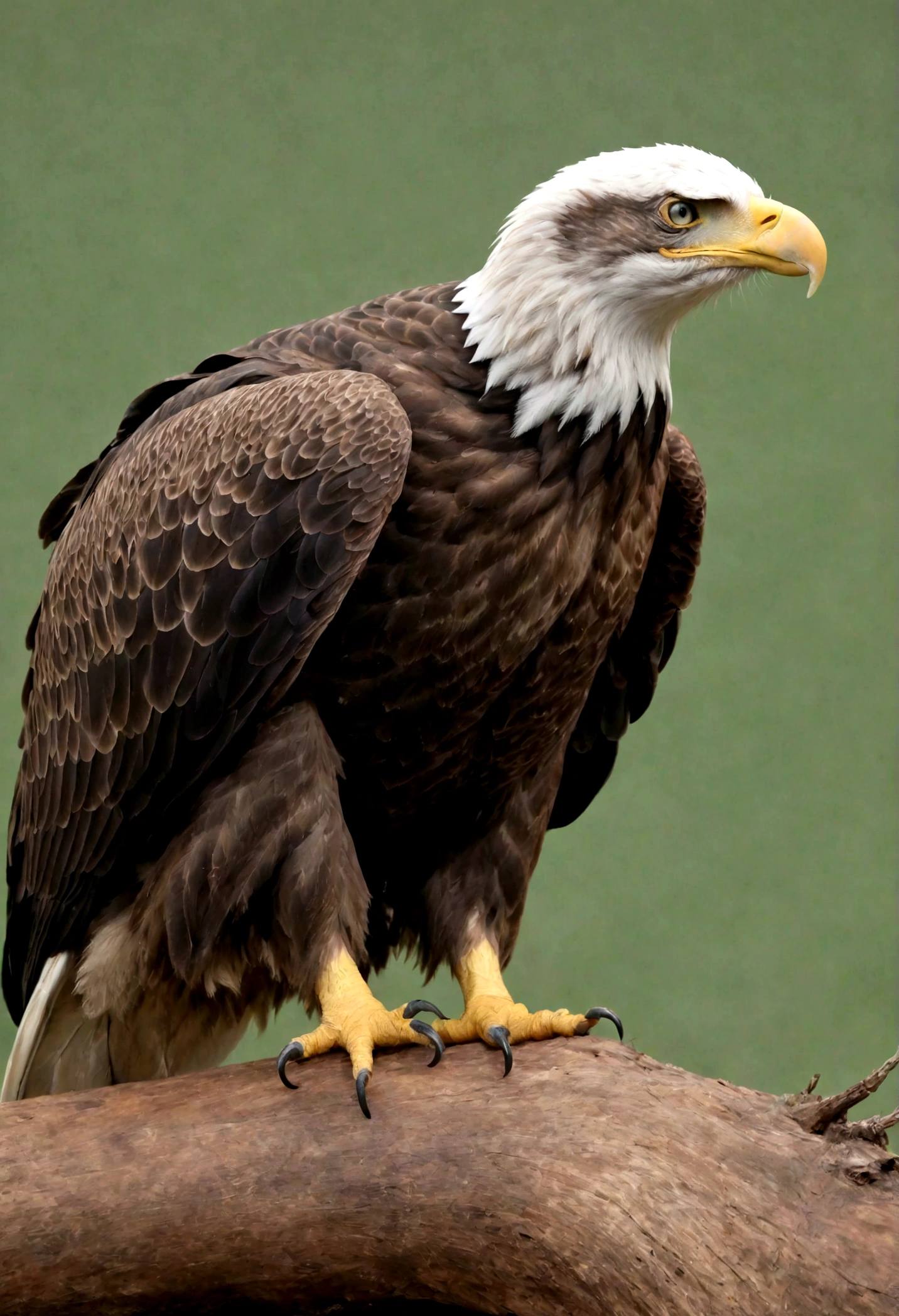 American eagle，Low profile，Baldness，Catching prey