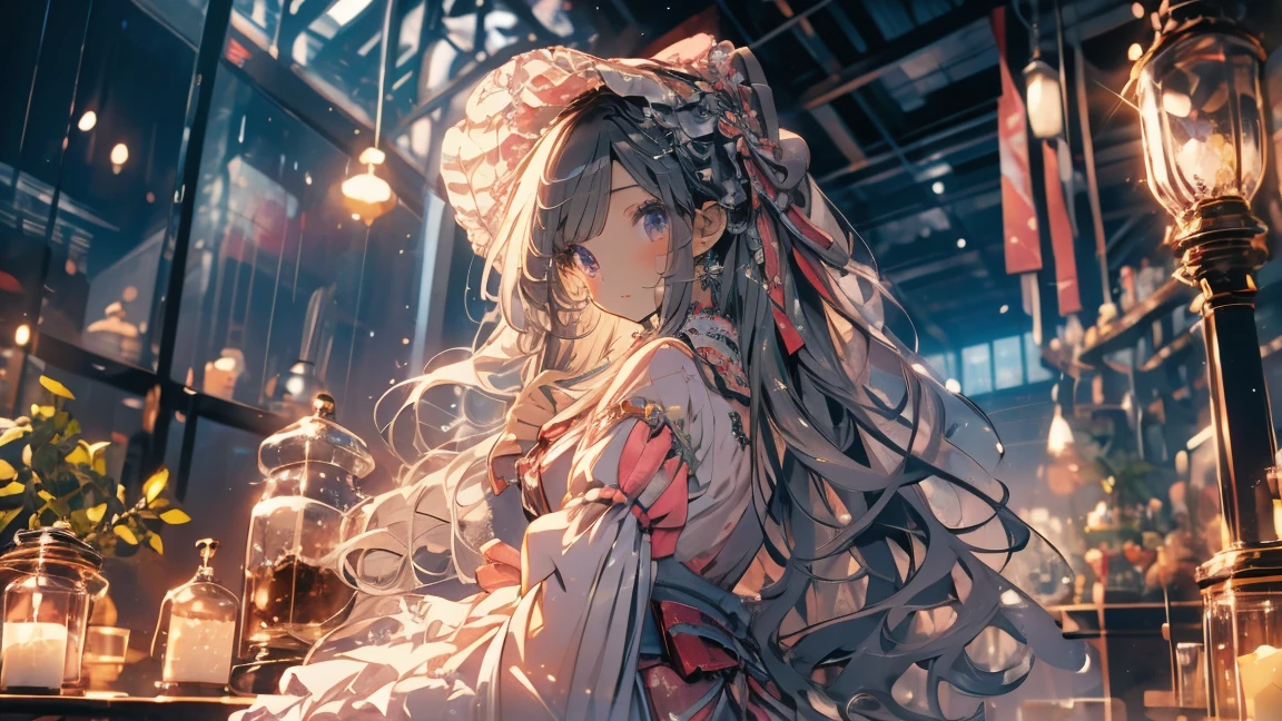 (masterpiece)、(highest quality)、Highly detailed face、Anime Girls、1 girl、ta Clothing、Fluffy long hair