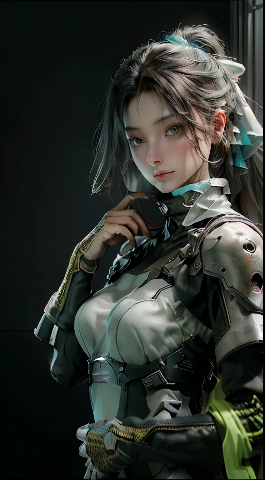 ((melhor qualidade)), ((Obra de arte)), (detalhado:1.4), 3D, uma imagem de uma linda mulher cyberpunk,HDR (high-range dynamics),Rastreamento de raio,nvidia rtx,Super-resolution,irreal 5,underground dispersal,pbr texturing,Post-processing,Anisotropic filtering,Profundidade de campo,maximum clarity and sharpness,Texturas multicamadas,Albedo e mapas especulares,Surface shading,Accurate simulation of light-material interaction,perfect proportions,octane rendering,Two-tone lighting,Grande abertura,ISO baixo,White balance,rule of thirds,8k cru,