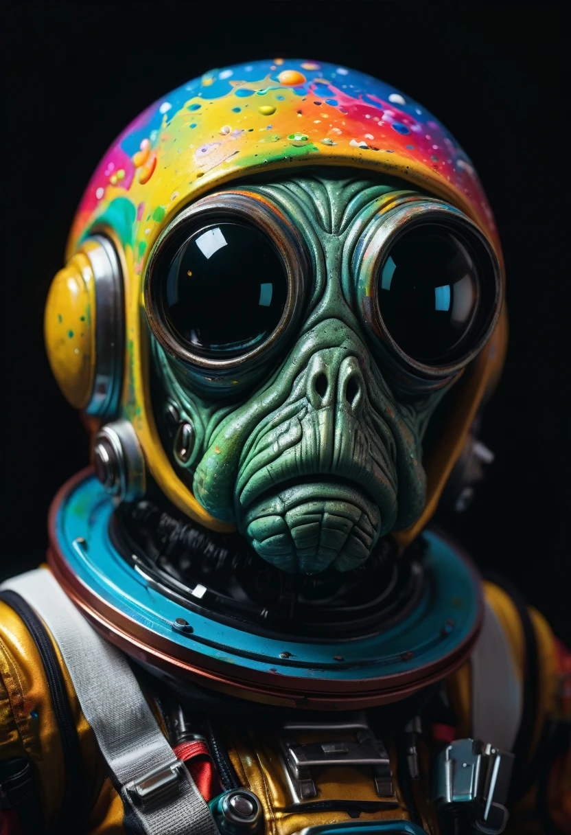 8K, ARTISTIC photogrAphy, best quAlity, mAsterpiece: 1.2), A (potrAit:1.2) Don Bluth Style ASTRONAUT Cthulhu noir Toon Doll, full body RAW candid cinema, black hair, 16mm, color graded portra 400 film, remarkable color, ultra realistic, sad admosphere, dark lighting, oppressive atmosphere, depressive colors, kodak portra 400, photograph,r, Natural Light, Pinhead lighgts, blur reflection, Brush Strokes, Smooth, abstract, Splatter, Oil On Canvas, rainbow colors, fractal isometrics details bioluminescens : a stunning realistic photograph of wet bone structure, 3d render, octane render, intricately detailed, titanium decorative headdress, cinematic, trending on artstation | Isometric | Centered