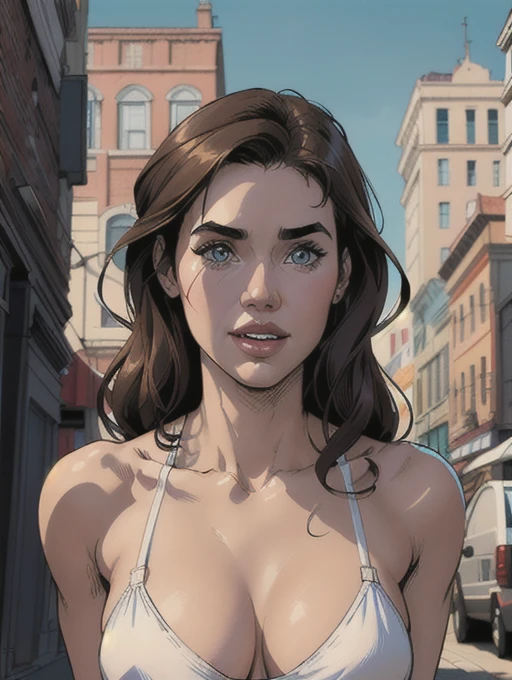 Jennifer Connelly sheet sorriso feliz Personagem Lara croft imagem de corpo inteiro desenho animado de uma mulher .cartoon style illustration, estilo de arte dos desenhos animados, estilo de arte dos desenhos animados, digital illustration style, design de personagens altamente detalhado, arte digital detalhada fofa, City fan art, Design de personagens de retrato, beautiful digital illustration, retrato de alta qualidade, Arte em quadrinhos, mulher jovem. expression of sexual desire a woman in bikini and panties with different poses, modelo uniforme | digite germe, digite germe comic, por Ryan Yee, range murata and digite germe, extremely detailed digite germe, as seen on digite germe, franco para, krenz cushart e digite germe, estilo ross tran, style digite germe, Kate Bispo Jennifer Connelly