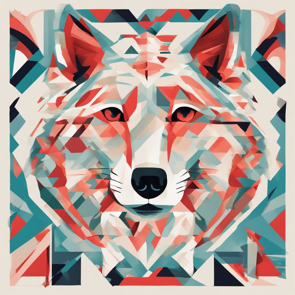 Dessine moi un loup blanc