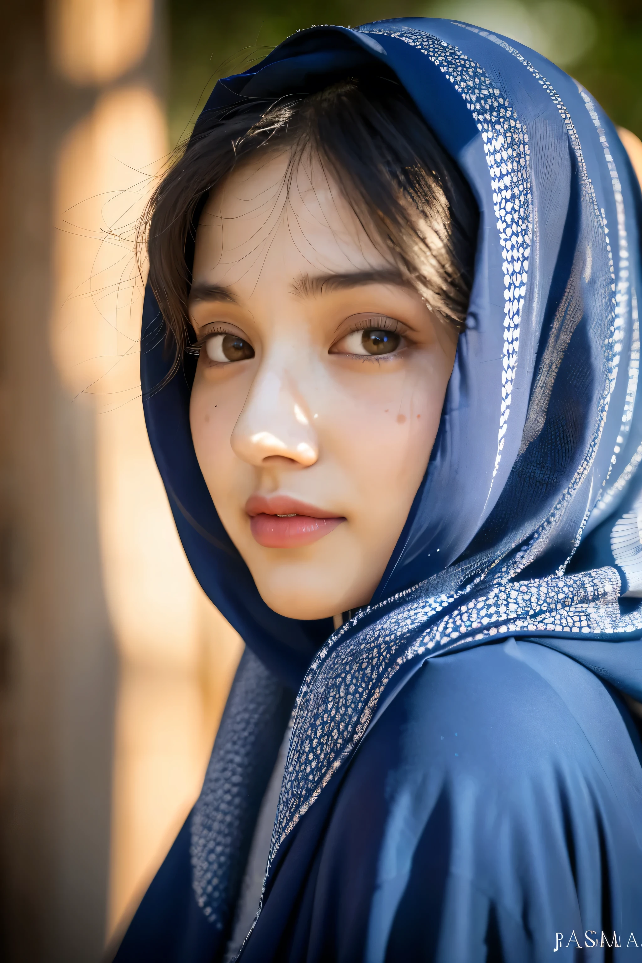 (best quality,4k,8k,highres,masterpiece:1.2),ultra-detailed,eyes detailed, face bright, face glow,(realistic,photorealistic,photo-realistic:1.37),17yeats old girl, Pasmina hijab abaya,blue hijab pasmina,asian korean beautiful girl girl,book,style sex +18,book,erotic Asian korean