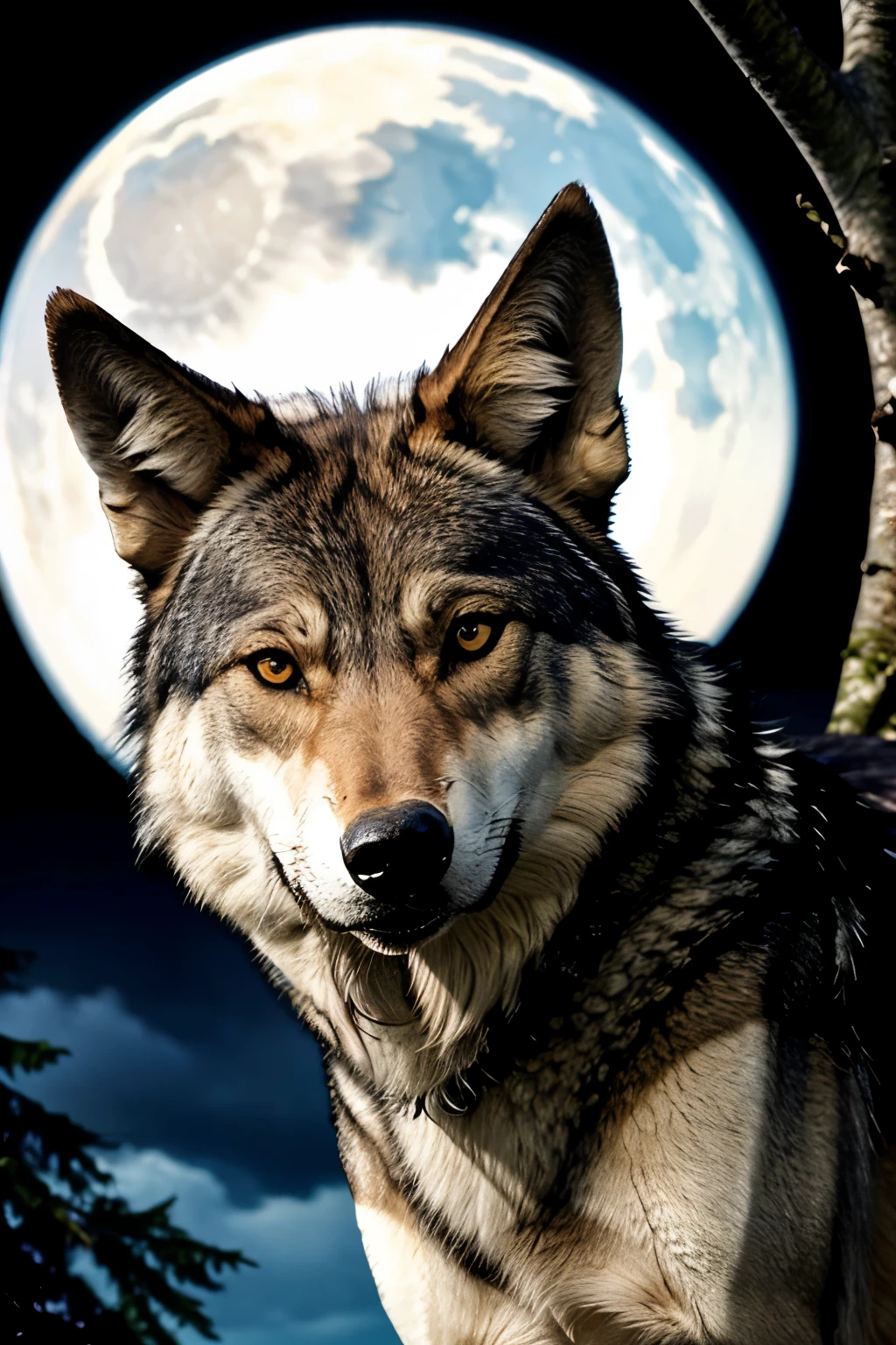 Bizarre wolf