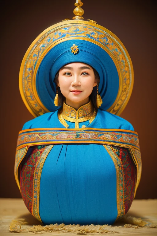 Pictures of the Kazakh people,Has a distinct national color,There are people and scenery in the picture,The content of the picture should be creative,The content of the picture is abstract,There must be various decorative symbols of this nation