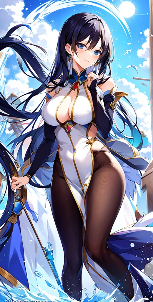 Anime - Illustration of a woman&#39;s style wearing a short skirt and top, Huge highly detailed photos, Surreal school girl, Giants&#39; Art, Photorealistic rendering of an anime girl, a Surreal school girl, , Detailed digital anime art, Enchanting anime girl, Biomechanical Boobs, Azur Lane Style, Anime CG Soft Art, Highly detailed anime、Camel Toe、Giant tit、Nipple Puffs、Cleavage、Plump、Super big breasts、Super big butt、Plump、Super big breasts、Super big butt、Bubble butt