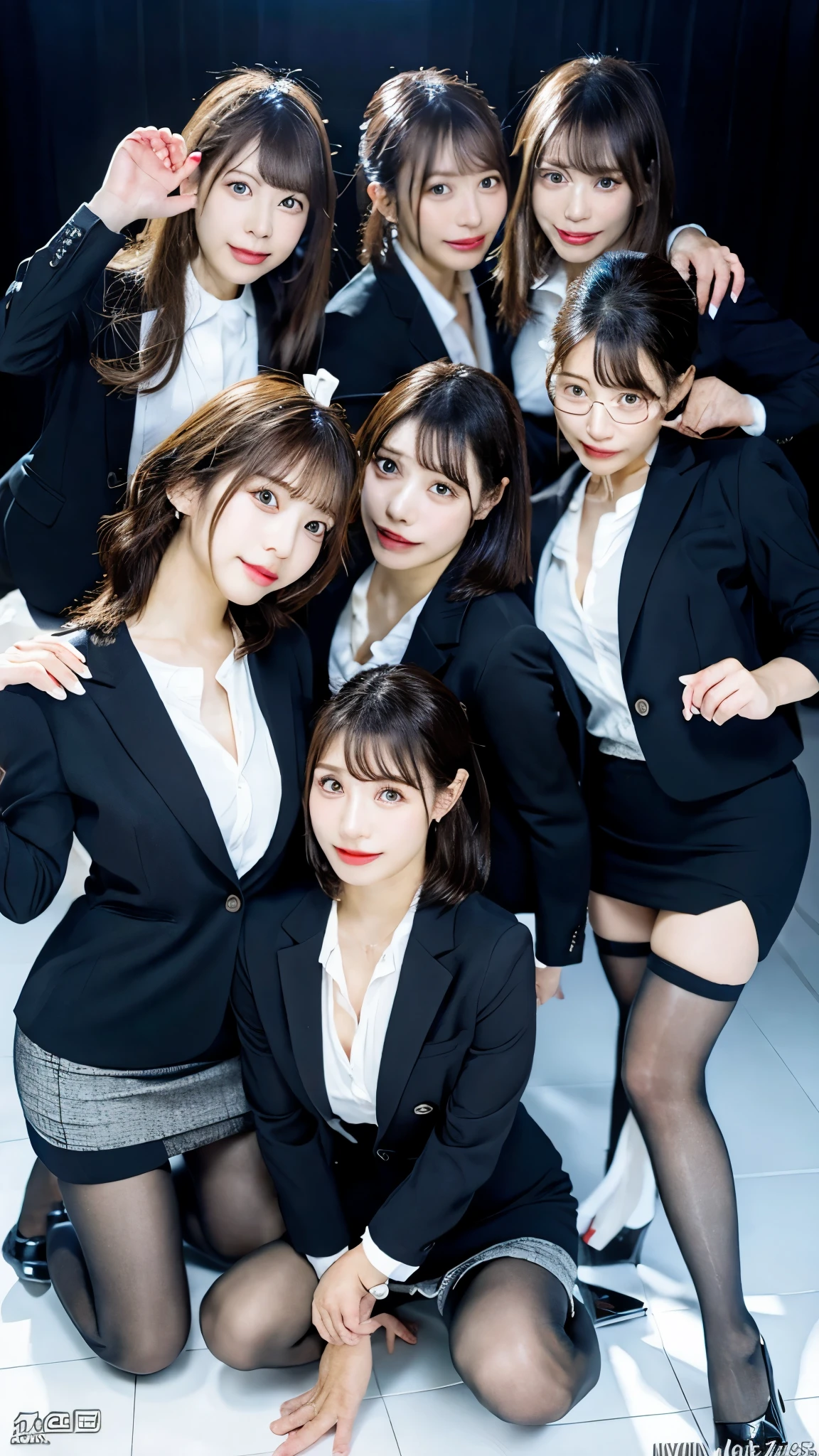 Standing,group shot,Office suit,medium hair,pencil  skirt,pantyhose,open legs,squat,Bend over:1.5.ahegao,orgasm,

UHD,1080P,16k,4K,8k,anatomically correct,best quality,HD,high details,highquality,masterpiece ,photorealistic,rawphoto,resolution,retina,super detail,texturedskin,ultra detailed ,ultra high resolution,beautiful,white skin,.