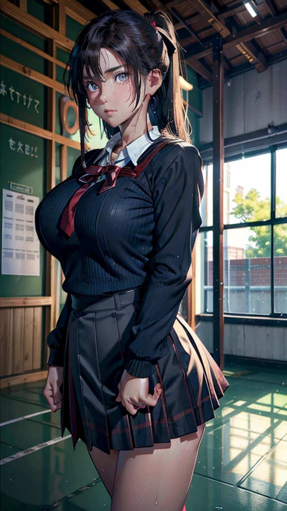 (perfect anatomy, anatomically correct, super detailed skin), 1 girl, japanese, 19 years old, shiny skin, white skin, watching the view, front view, 
beautiful hair, beautiful face, beautiful detailed eyes, gold eyes, (long hair:1.7, side ponytail:1.5, light brown hair),  babyface, mole under eye, 
beautiful clavicle, beautiful body, beautiful breasts, beautiful thighs, beautiful legs, large breasts:0.5, seductive thighs, cameltoe, break, 
((symmetrical clothinetallic)), ((pink tennis uniform, short sleeve, shirt, skirt, socks, tennis shoes), white panties), ((slave collar)), break, 
(((((brown rope)), shibari:1.5, (shibari over clothes)))), ((arms behind back:1.5), breasts bondage, arms bondage legs bondage), (((toys in panties))), 
((ashamed, open mouth)), (standing),  
(beautiful scenery), evening, (tennis court), 
(8k, top-quality, masterpiece​:1.2, extremely detailed), (photorealistic:1.2), beautiful illustration, cinematic lighting,