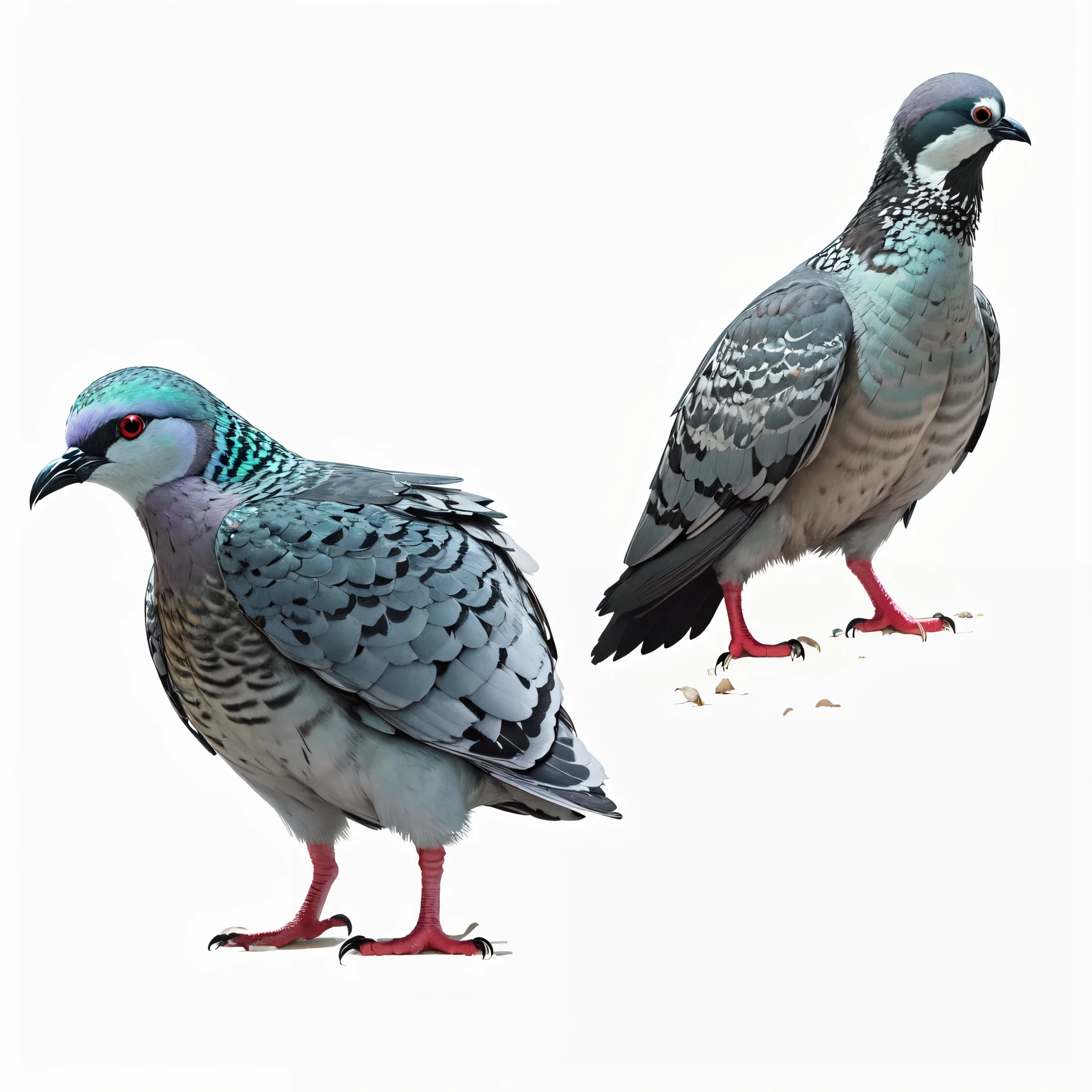 (Photorealistic)、(Photorealistic)、 Rock Pigeon Photos, Vibrant, wonderful,highest quality, masterpiece l(1.4),