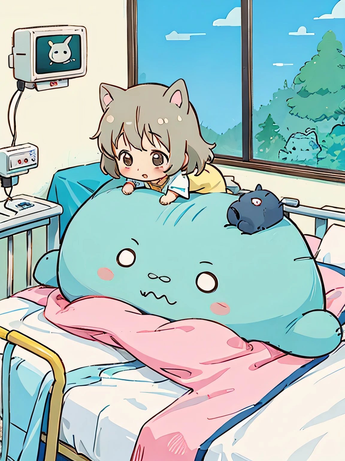 Mom turn into an inflatable object to her son's dream