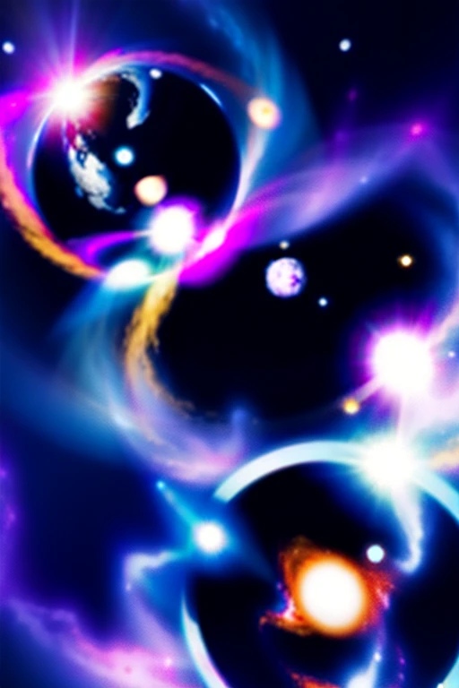 image representing outer space, other galaxies, realistic, size 16:9