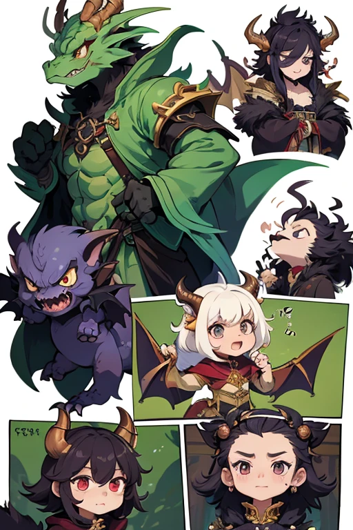 Phantom Beast,dragon.cute,Fantasy,Small animals,minimum,Kirin,cute,Deformed character