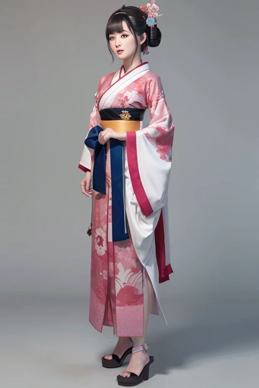 Only the footwear was changed to oiran geta.