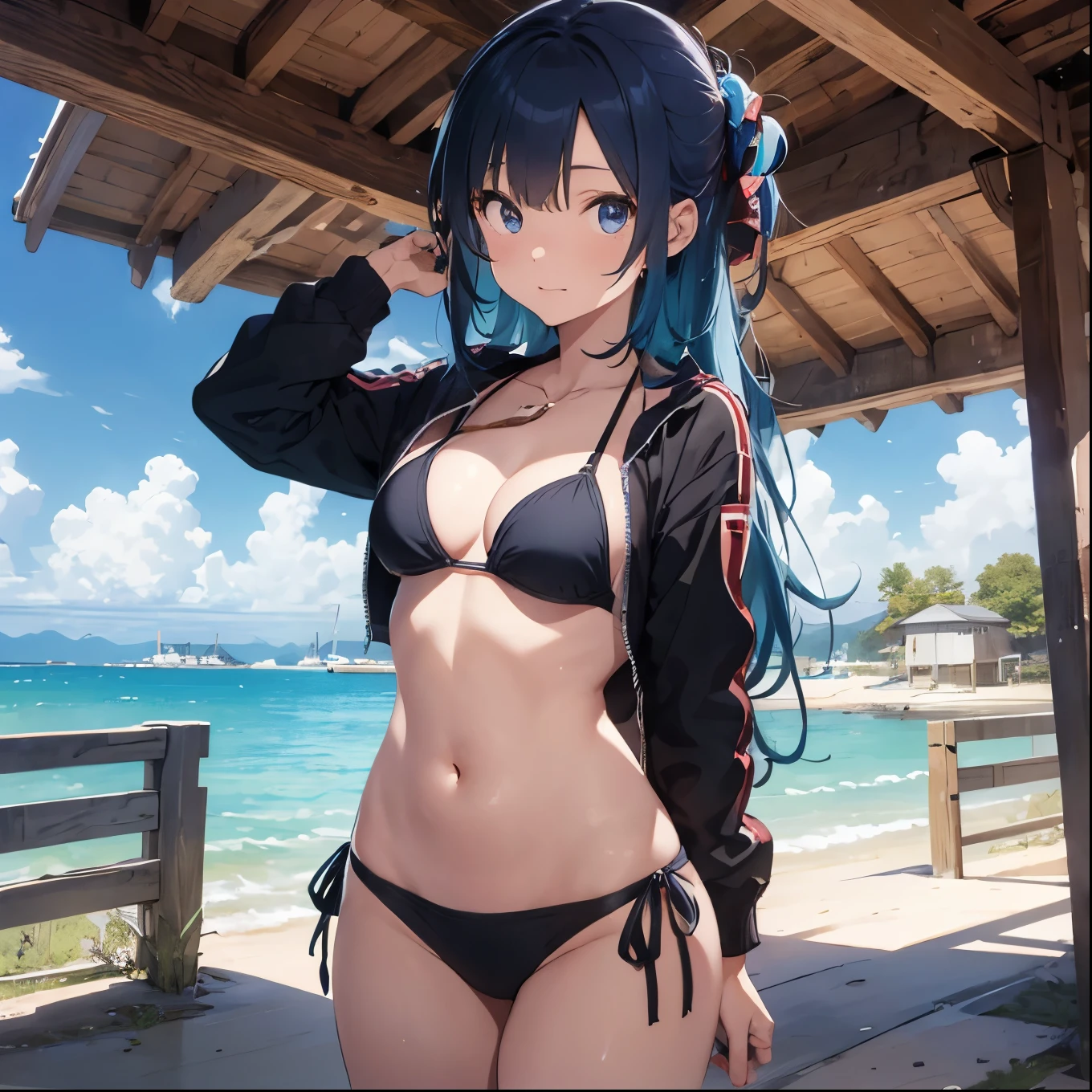 Blue haired girl drawn in high resolution Japanese anime style、whole body、Women in blue bikinis taking photos on a deserted beach, Bikini Model, , A young and cute gravure idol, Posing together in bras, Russian and Japanese mix, sakimichan, Asian woman, Wear a swimsuit, that&#39;that&#39;that&#39;that&#39;that&#39;that&#39;that&#39;that&#39;that&#39;that&#39;that&#39;that&#39;that&#39;that&#39;that&#39;that&#39;that&#39;It&#39;s hot with the shining sun, Japanese Model, Cute Core, sakimichan hdri, Young Gravure Idol, Chubby