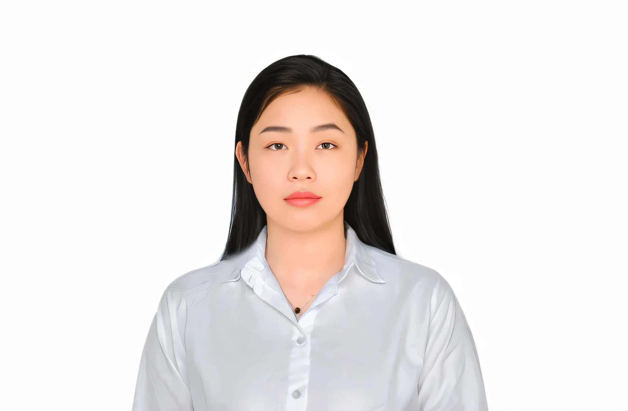 Highly realistic photo, ((masterpiece), (best quality), (raw photo), (photorealistic:1.4), Portrait of Vietnamese old woman, (20 years old), ((wrinkle)), ((black hair)), ((light  background)) , photo taken by Sony A7IV
