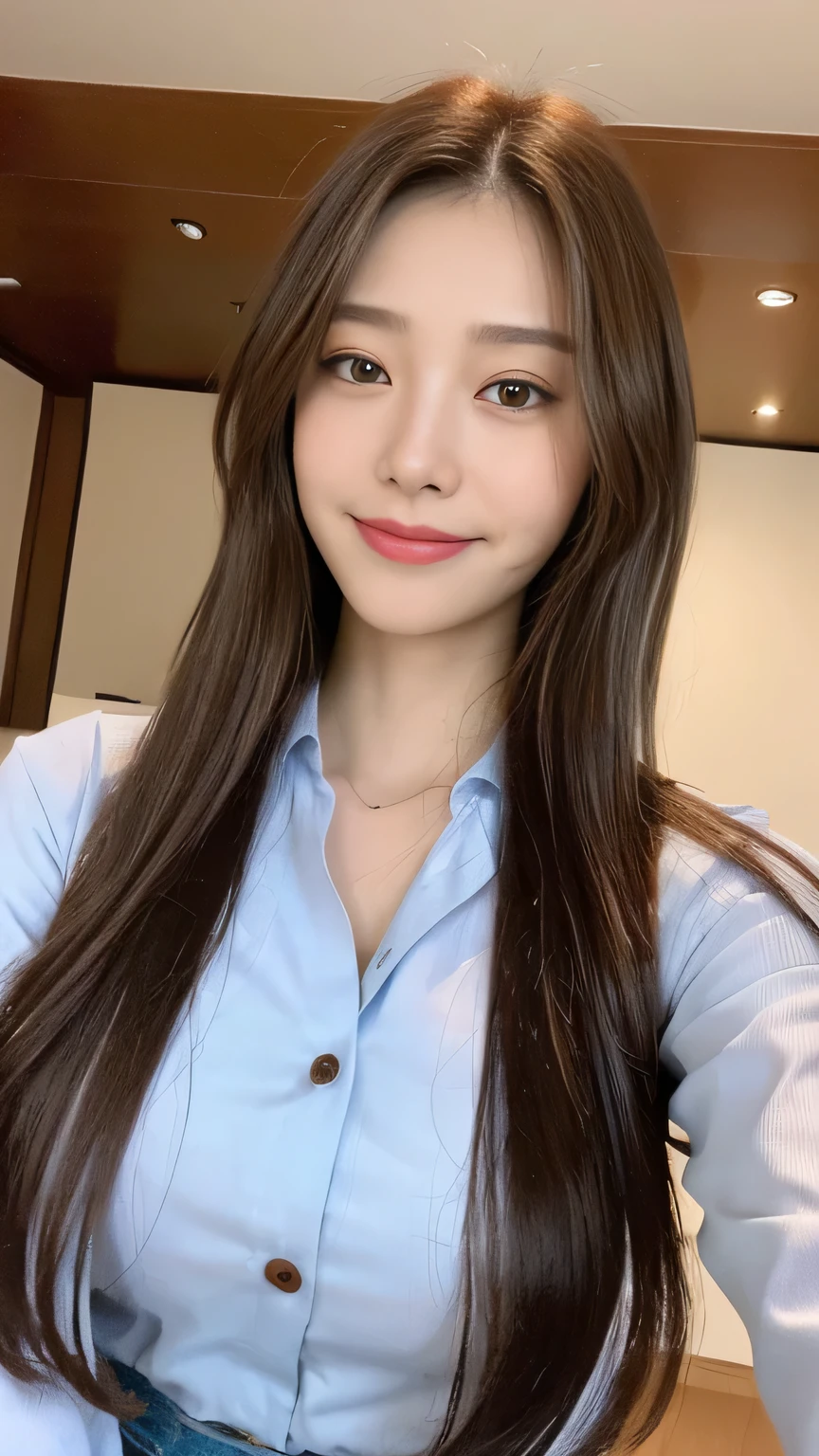 seed:2020674263.((Full body angle:1.1)).((highest quality, 8K, masterpiece:1.3)), ((from below:1.1)).concentrated:1.2, Perfect body beauty:1.4, :1.2, ((Delicate Hair)), (Colorful button-through crop shirt :1.1) , ((highest quality、8K、masterpiece:1.3))、1 Girl、A sloppy smile、Esbian all over、Slim face、Big Boobs、Beautiful woman、(Dark Brown Hair)、Long Hair、1.1、Flickering Valley、Detailed eyes、double eyelid、Blurred Background、超Slim face、Smile、Looking down、stroll、