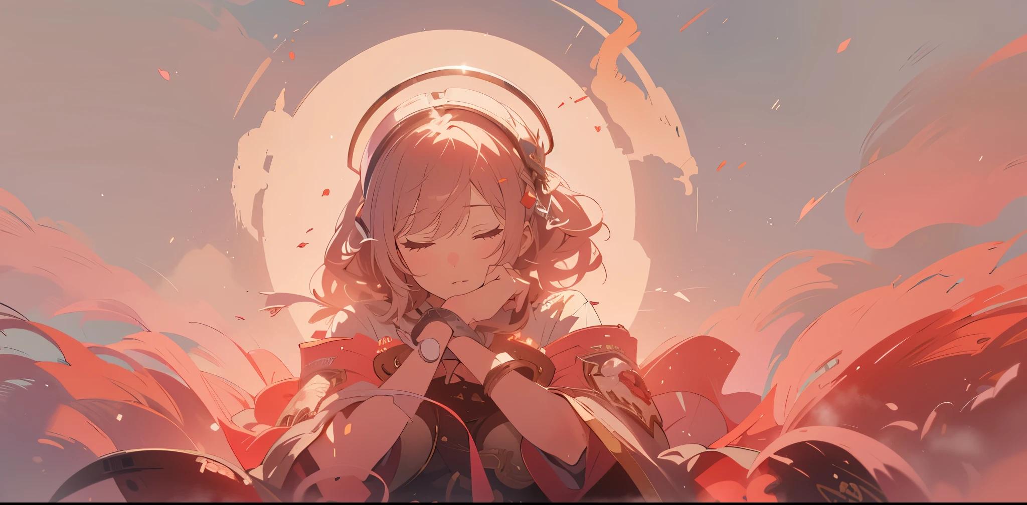 (masterpiece), (best quality), (ultra-detailed), (best illustration), (best shadow), (absurdres), Female, 25 years old, steam, closed eyes,