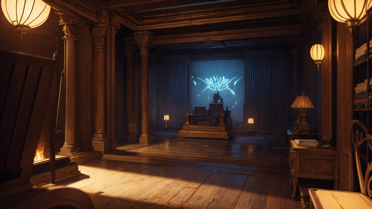 demon den, no humans, background