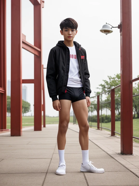 teenagers , very young , light-skin , wearing an dark red sexy underwear, tmasterpiece,k hd,the feet,Transparent sports vest,semi transparent,black long socks,The barefoot , red colour , handsome and cute , extreme cute boy , white skin , dark red underwear boxers shorts , extremely tall and cute boy ,oppa model , handsome model , full body , dark red boxers underwears short shorts , black socks , white light-skin , Chinese model , young boy , white skin , handsome and extremely cute , red boxers underwear shorts , long black socks , handsome model , at the park , jogging , model oppa , long legs , jogging , running , high knee black socks ,black long socks , stand up , extremely tall , extremely high , red underwears , red sports underwear , long black socks , clean and white legs , Chinese model , extremely long legs , looking at the camera , clean and white thigh , heavy bulge , kid face , b , wearing red underwears boxers , light and white skin , Chinese model , strike a pose , sexy pose , flexing pose , show off his handsome pose , size different , height different , tallest boy in the world , height comparison with other boy