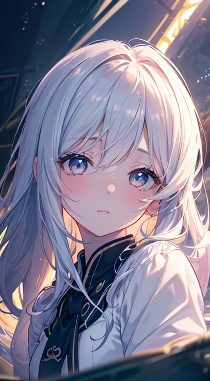 (Extremely detailed CG、Unite、8k wallpaper)、(Extremely refined)、(masterpiece)、(Top quality:1.0)、(Ultra-high resolution:1.0)、Beautiful Lights、Perfect Lightning、Realistic shadows、[high resolution]、Delicate skin、Ultra Detailed、Detailed face and eyes、Realistic eyes、sharp pupils、Nap、drifting、deep sea girl、Marine Life、Shine brightly、in the sea