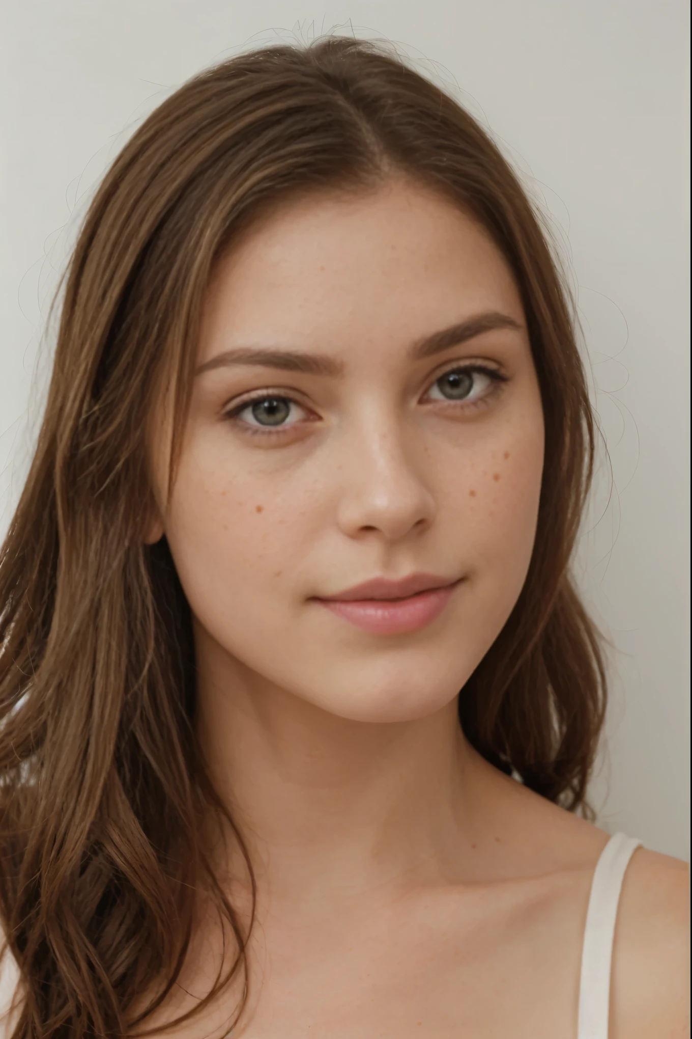 Imagine que tu es un artiste incroyable et que tu veux dessiner un visage de femme ultra-réaliste. Voici comment tu peux le faire étape par étape.
1. **La forme du visage**: Draw a slightly wider oval at the bottom. C'est la base du visage.
2. **Les yeux**: Place deux grands yeux ovales au milieu du visage, a little lower than the center line. Les yeux doivent être brillants et expressifs. Dessine des cils longs et fins autour des yeux.
3. **Le nez**: Entre les yeux, dessine un nez fin et droit. It should be slightly rounded at the end.
4. **La bouche**: En dessous du nez, draw a mouth with full, slightly smiling lips. The upper lip should be a little thinner than the lower lip.
5. **Les cheveux**: Draw long, wavy hair, qui encadrent le visage. Fais-les descendre jusqu'aux épaules et assure-toi qu'ils ont du volume. Hair must be blonde, donc pense à ajouter des reflets pour qu'ils paraissent brillants et réalistes.
6. **Les sourcils**: Au-dessus des yeux, draws well-defined and slightly arched eyebrows. Ils doivent être de la même couleur que les cheveux, donc blonds aussi.
7. **La peau**: The skin should be smooth and luminous. Pense à ajouter des ombres douces pour donner de la profondeur et du réalisme au visage.
8. **Details**: Ajoute des petites rides autour des yeux pour montrer qu'elle sourit, and slight redness on the cheeks for a natural effect.
9. **Les oreilles**: Draw the ears on each side of the face, partially hidden by hair.
10. **Les finitions**: Add details like small freckles or light highlights on the lips to make the face even more realistic.