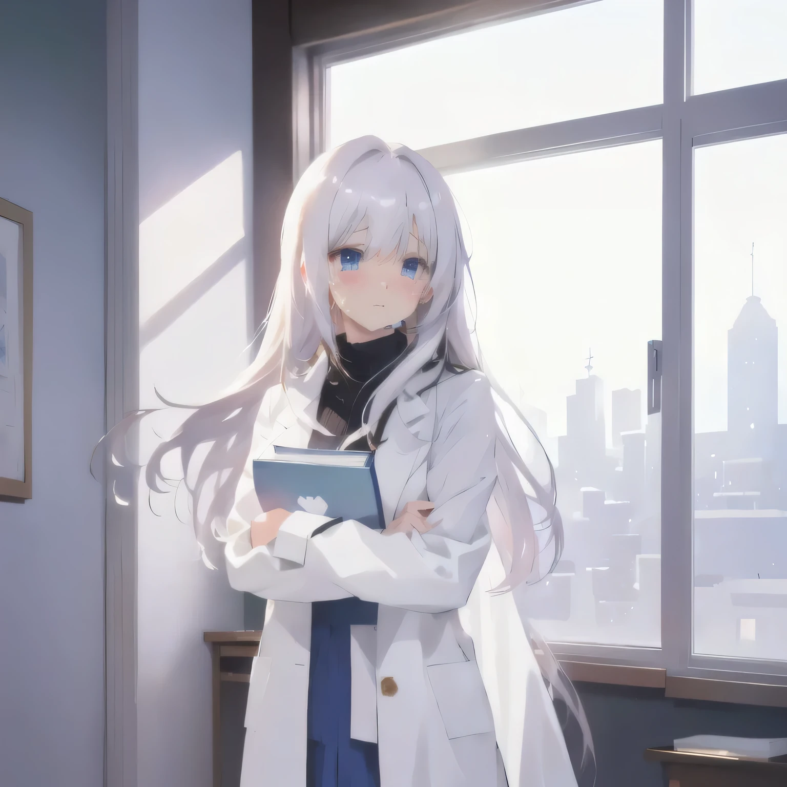 「an almost crying expression without tears」