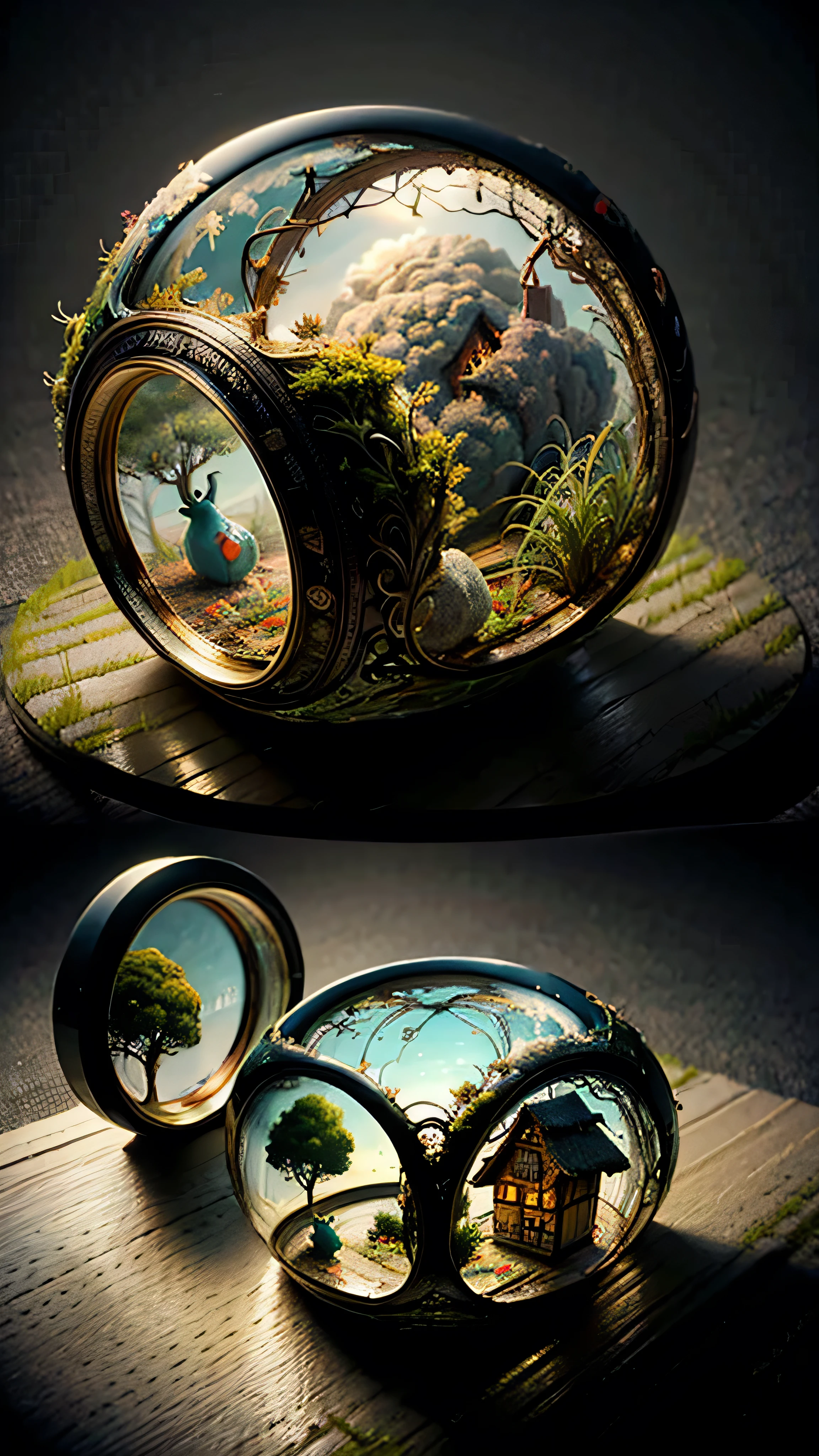 masterpiece, best quality, (Very detailed CG unity 8k wallpaper), (best quality), (Best Illustration), (The best shadow), Round carrot house covered with moss, Isometric 3D , Octane Rendering, Ray tracing, Very detailed