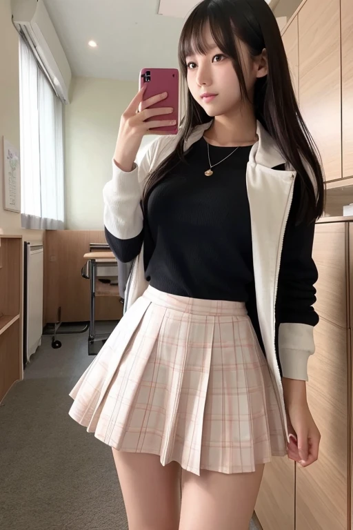 beautiful girl、high school girl、mini skirt、See-through