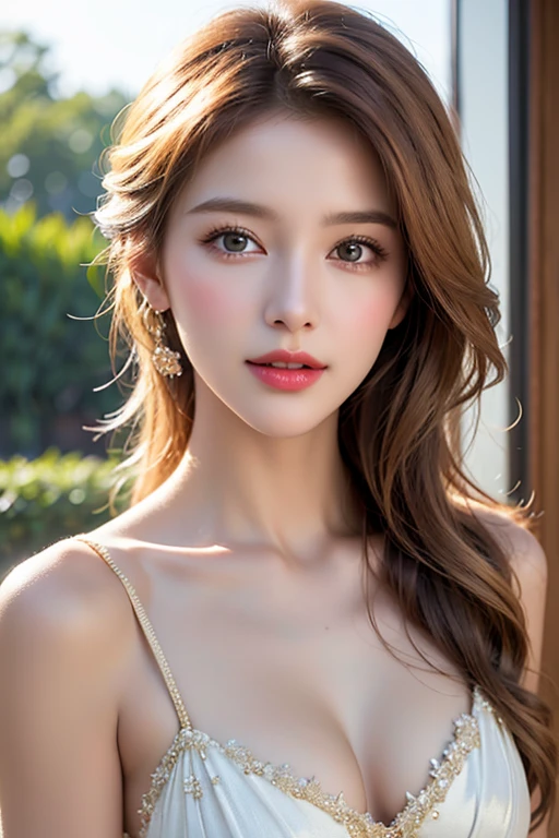 ((8k, highest quality, masterpiece、Realistic、Ultra-high resolution))、((Blonde))、(Small breasts)、Face is golden ratio、town、beautiful、delicate(((Waiting for a kiss、Approaching Kiss、Urgent Kiss)))、Focus on the face1:2