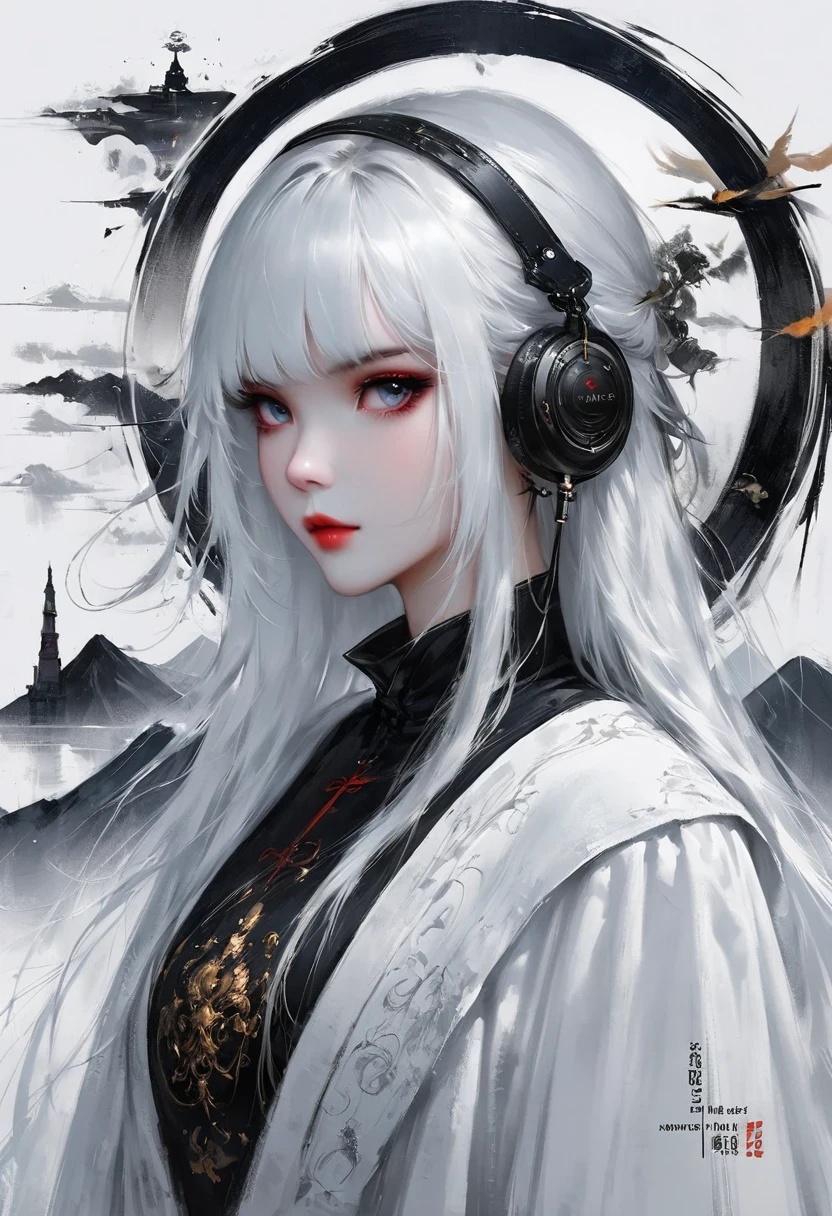 (Lots of white space:1.5),(Lots of white space around:1.6), White background, simple, Minimalism, abstract,Freehand,Aesthetic,black and white,Ink Painting,antiquity,a mountain,A person far away,A beautiful artistic illustration, author:Li Song, Arte no estilo de guweiz, arte shin jinyoung, Obra-prima de guweiz, Ross chart 1. 0, Beautiful digital illustrations, Inspired by non-WLOP, Cute and cute digital art, jingna zhang, guweiz, Stunning digital illustrations