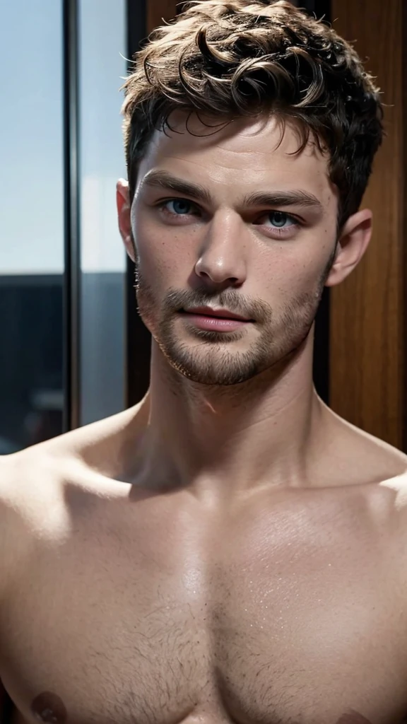 Jamie dornan,cool guy,brush cut,Tattooed with,On The Home