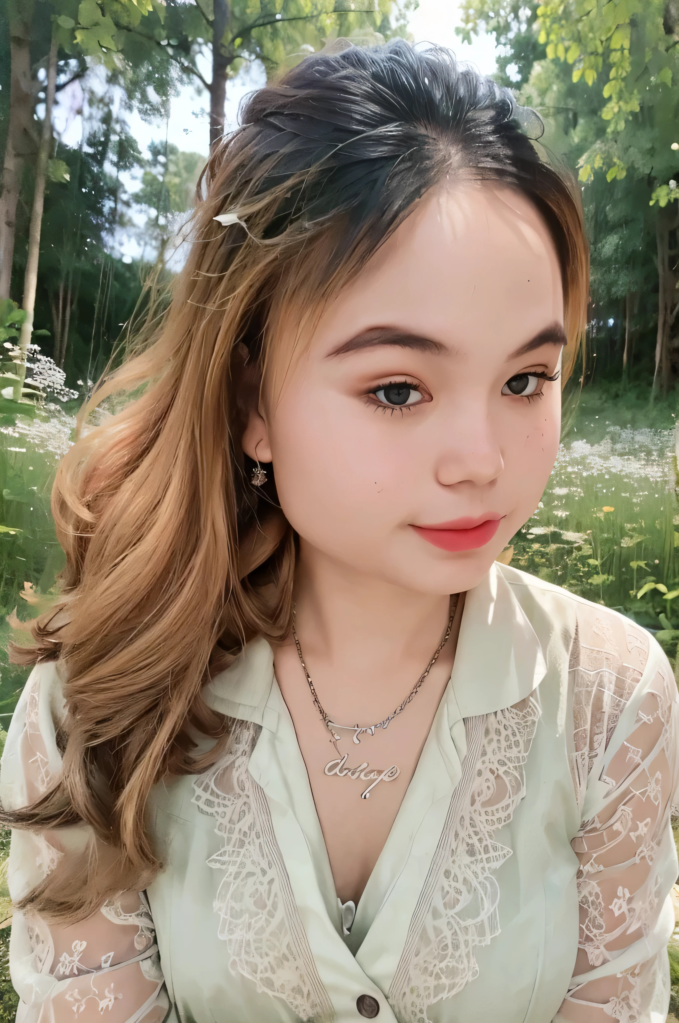 Cute woman under drizzle, (elegant, pretty face), Transparent white dress, forest moss, flower field, , red curly hair, (long hair), ((Delicate skin, Texture)), full body, Super detailed, (Intricate details, fine details, Super detailed), Ray tracing, subsurface scattering, (fantasy underworld in the background), Diffuse soft light, Shallow depth of field, go through (Oliver Waite), sharp focus bokeh, (Realistic photo quality:1.4)