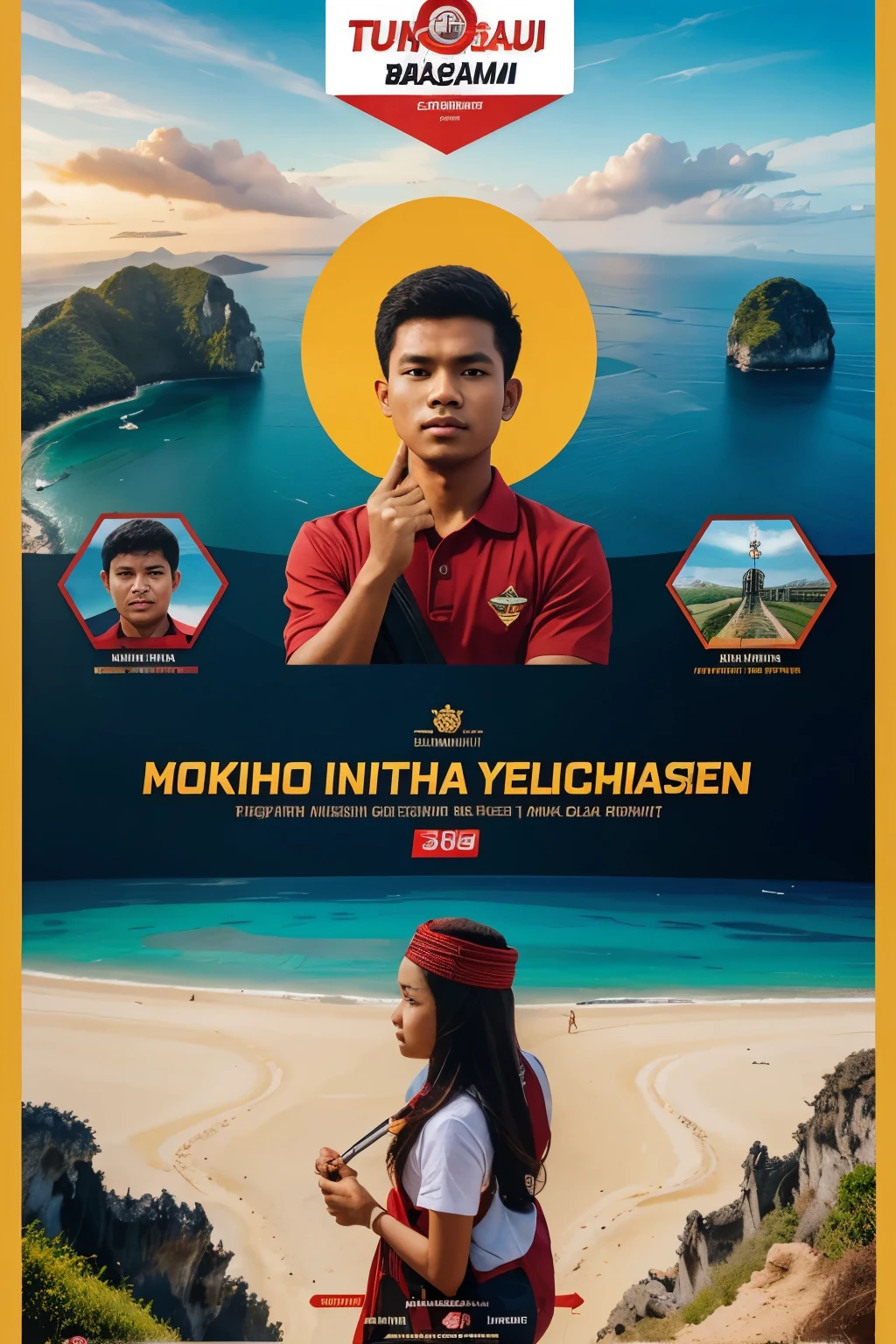 Buatlah sebuah poster yang akan menarik para remaja di Nusa tenggara timur, isi pesan poster adalah Bonus Kuota 6GB sampai 6 bulan kedepan, khusus bagi kamu yang belum pernah pakai Axis