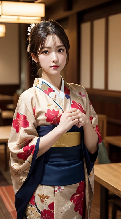 Tabletop, highest quality, figure, Super detailed, In detail, High resolution, 8k wallpaper, Perfect dynamic composition, Beautiful fine details, kimono