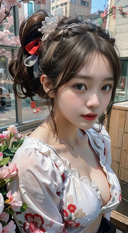 You can see the valley、The chest is exposed.、 out、big, full breasts、Exceptionally high image quality、natural breast、no clothes、no cloth、skin、naked、skinก็มองเห็นได้、Natural posture、skin、Sexy style