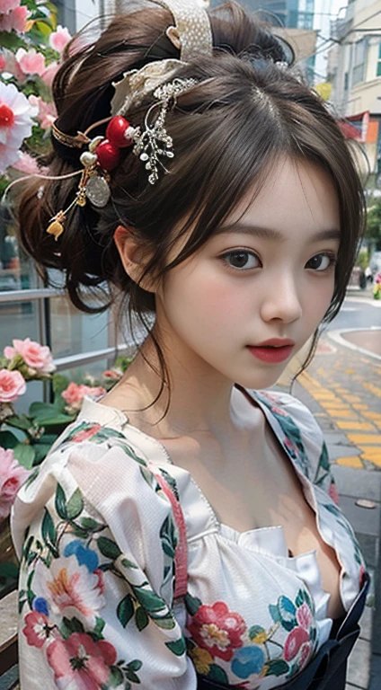 You can see the valley、The chest is exposed.、 out、big, full breasts、Exceptionally high image quality、natural breast、no clothes、no cloth、skin、naked、skinก็มองเห็นได้、Natural posture、skin、Sexy style