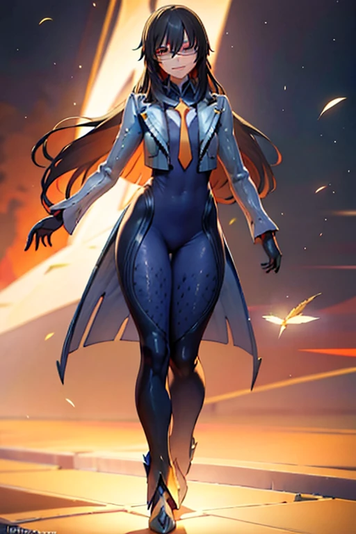 countess Daraku, long hair, glasses, gloves, pants, smile, full body
BREAK looking at viewer,
BREAK outdoors,
BREAK (masterpiece:1.2), best quality, high resolution, unity 8k wallpaper, (illustration:0.8), (beautiful detailed eyes:1.6), extremely detailed face, perfect lighting, extremely detailed CG, (perfect hands, perfect anatomy)