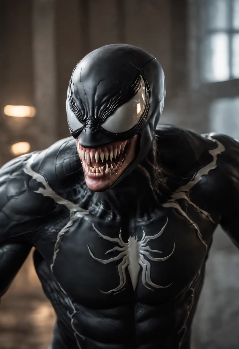 Venom ,Full body photo,Liquid armor,Delicate picture