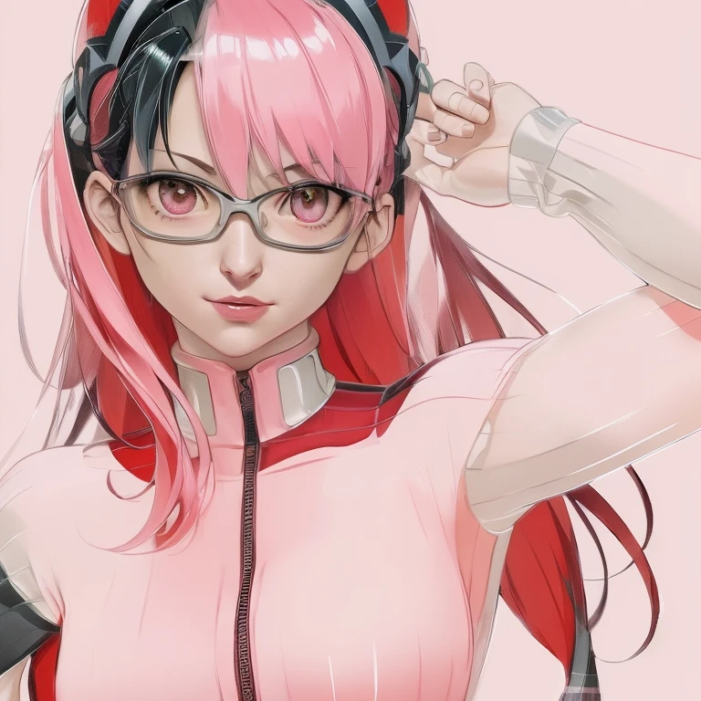 Sakura haruno, Fascinating, ((Show your forehead)), Charm, Sexy Eyes, Red coat, Pink Hair, delicate, young, short hair, Detailed face, High resolution, whole body, From League of Legends, Art Station Trends, Lads, Andreas Rocha, Lost Draw, Makoto Shinkai, Laurie Greasley, Lois van Baarle, Ilya Kuvshinov and Greg Rutkowski