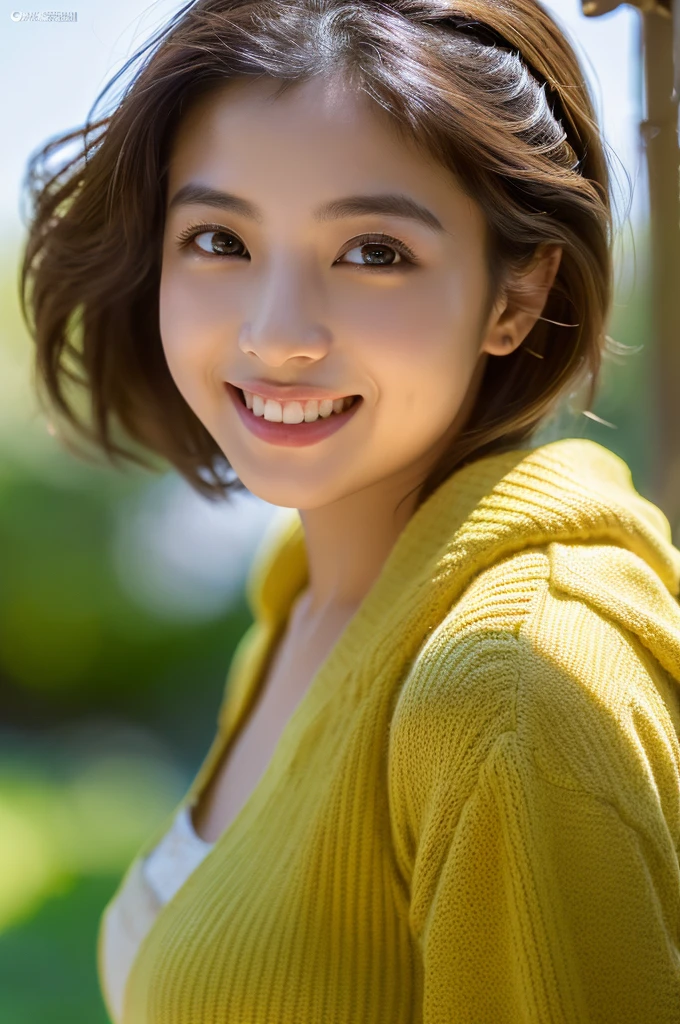(high resolution、high quality、High resolution、detailed、8k、masterpiece)、超A high resolution、(Photorealistic:1.3)、RAW Photos、1 girl、Glowing Skin、((Ultra-Realistic Details))、Portrait、Global Illumination、Shadow、Octane Rendering、8k、Super sharp、Beautiful breasts、Beautiful Eyes、Bright colors、smile、非常に複雑なdetailed、Realistic Light、CGSoation Trend、ネオンのdetailed、The light is gentle、wide shot、full body、A beauty that everyone falls in love with、ISO1500