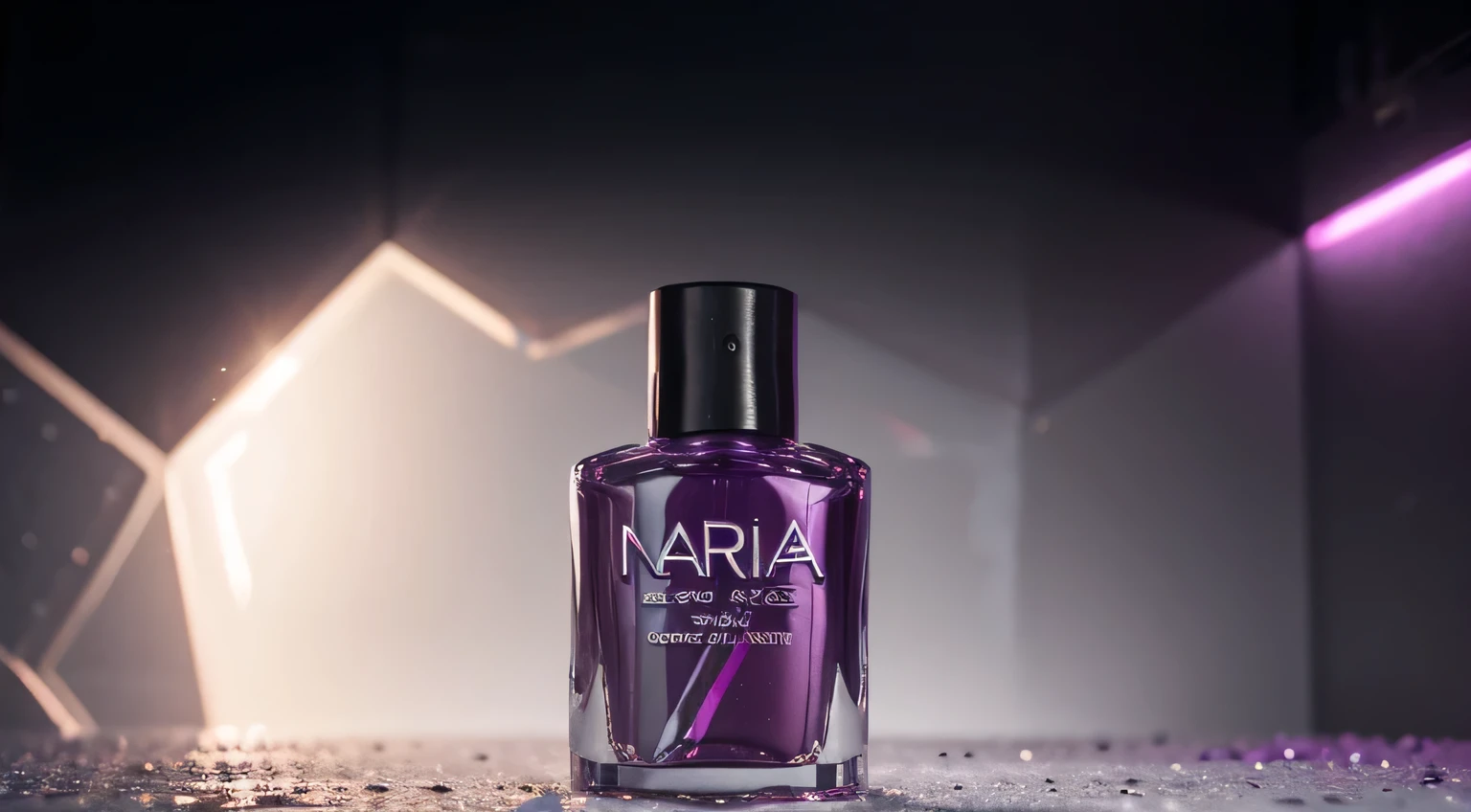 4k image of a bottle of nail polish with the name thera protect for a nail commercial