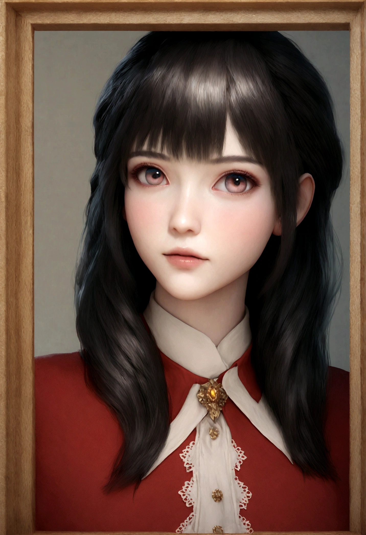 imagem arafed de uma mulher com cabelo comprido e um top preto, 3 d anime realista, photorealistic anime girl rendering, 8k portrait render, Estilo anime 3D realista, arte cg anime suave, anime jovem realista, Realistic. Cheng Yi, anime fotorrealista, belo rosto realista, anime hiper realista, retrato impressionante do rosto do anime, rosto bonito realista