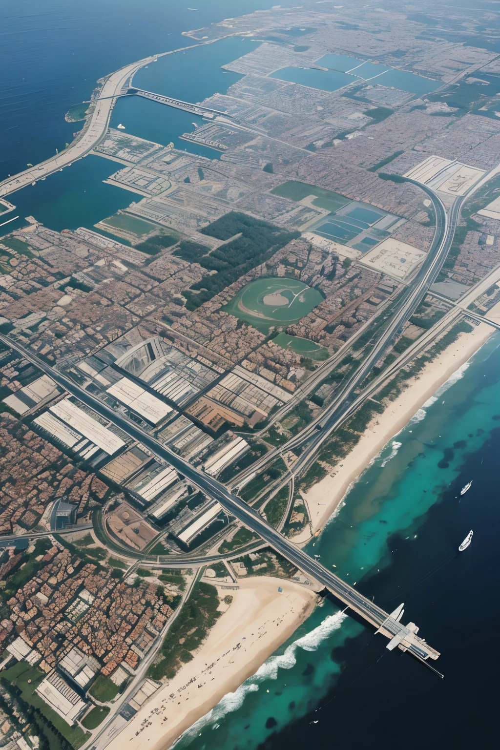 aerial plans of a functional city