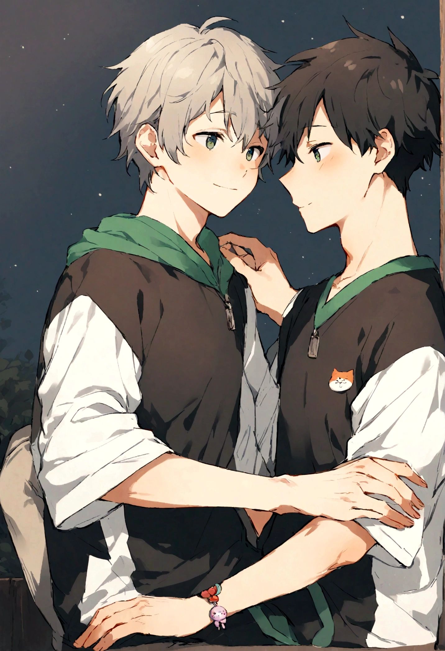 cool,Refreshing athletic boy,,charm,It was cool,,,thin limbs,Boys who fall in love with boys in their daily lives.,Male Focus,Mutual love,Buddy,Makoto Shinkai Style、