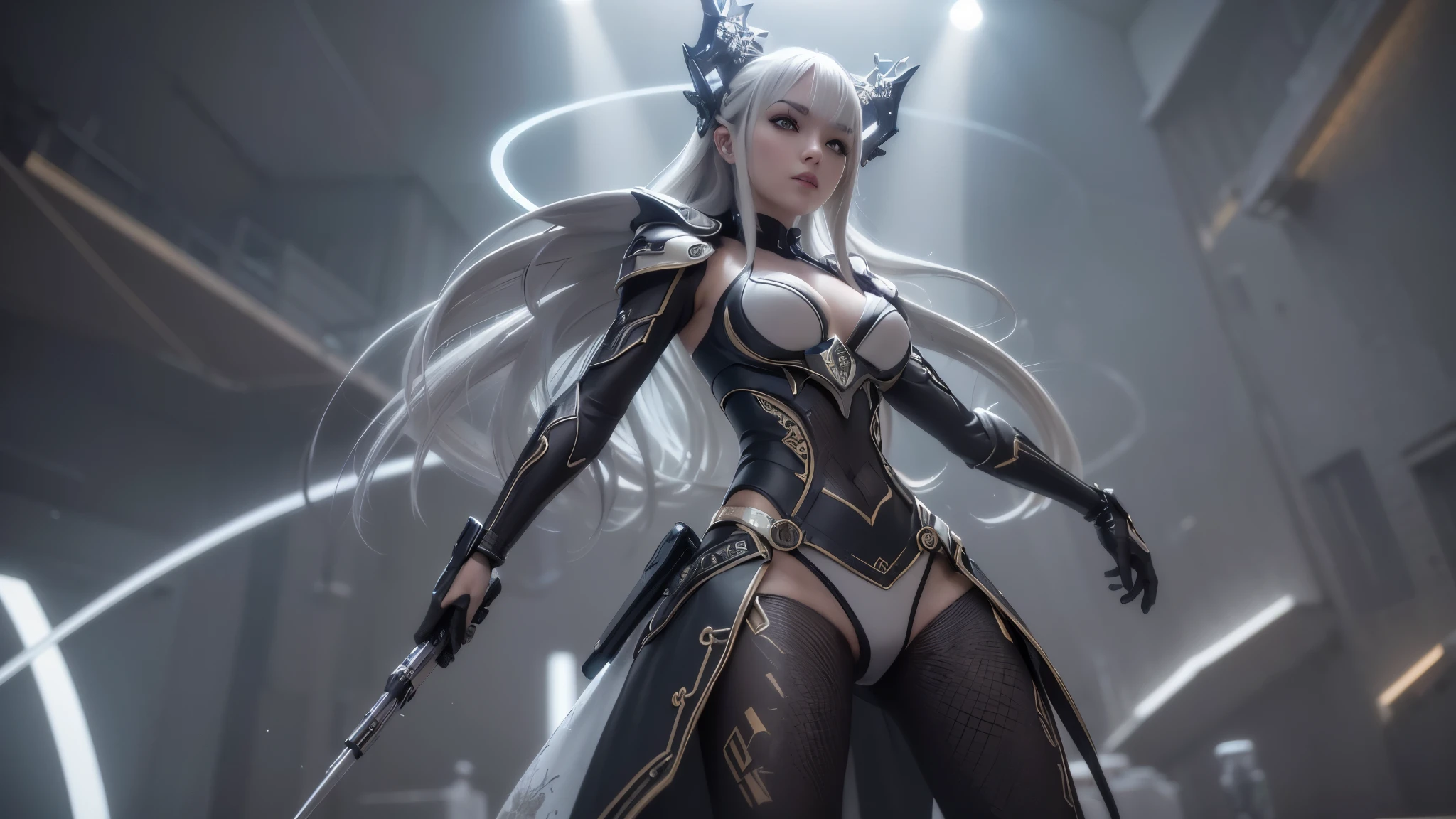 ((mais alta qualidade)), ((Obra de arte)), (detalhado:1.4), 。.。.。.3D, bela imagem de mulher cyberpunk,nffsw(high-range dynamics),Rastreamento de raio,nvidia rtx,Super resolution,irreal 5,Scattered beneath the surface,pbr texturing,Post-processing,Anisotropic filtering,Profundidade dos limites escritos,maximum clarity and sharpness,Textura multicamadas,Albedo e mapas especulares,Surface shading,Accurate simulation of light-matter interactions,perfect proportions,octane rendering,Two-tone lighting,Grande abertura,ISO baixo、White balance、rule of thirds、Alunos 8K、((cabelo liso longo))(((Roupas brancas e rosa)))(((loiro)))(()) SEXY